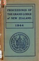 Proceedings of Grand Lodge of Antient, Free and Accepted Masons of new Zealand for the Year 1943-44