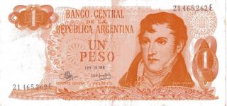 Cdula de Un Peso - Argentina