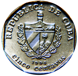 Moeda de 5 Cents - Cuba