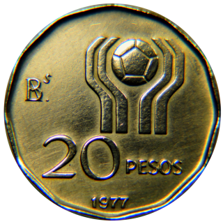 Moeda de 20 Pesos - Argentina