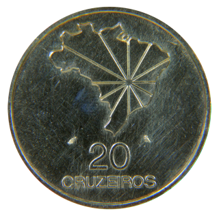Moeda de 20 Cruzeiros - Brasil