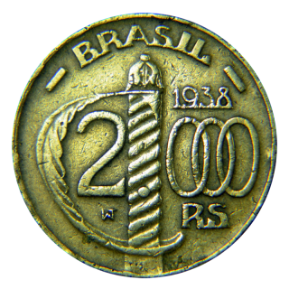 Moeda de 2000 Ris - Brasil