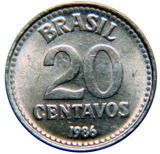 Moeda de 20 Centavos - Brasil