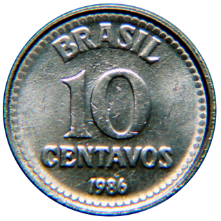 Moeda de 10 Centavos - Brasil