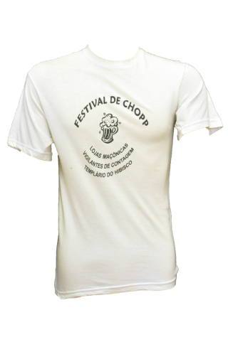 Camiseta do Festival do Chopp das Lojas Manicas  Vigilantes de Contagem e Templrio do Hibisco