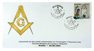 Envelope Simbologia Manica - Brasil
