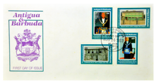 Envelope Maonaria - Antgua e Barbuda