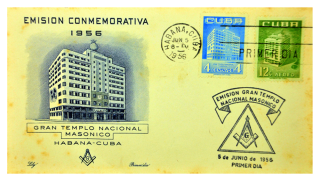 Envelope Grande Templo Nacional Manico - Cuba