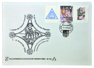 Envelope Maonaria - Repblica Tcheca