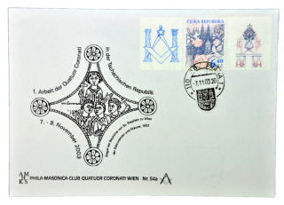 Envelope Maonaria - Repblica Tcheca