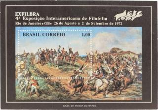 Bloco da EXFILBRA - 4 Exposio Interamericana de Filatelia