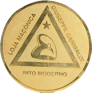 Medalha da Loja Manica Giuseppe Garibaldi