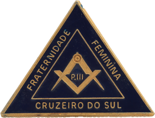 Pin da Fraternidade Feminina Cruzeiro do Sul