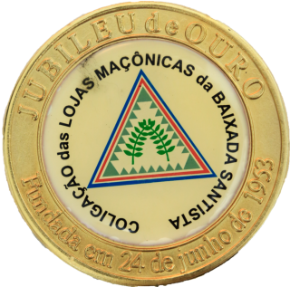 Medalha da Coligao Lojas Manicas da Baixada Santista