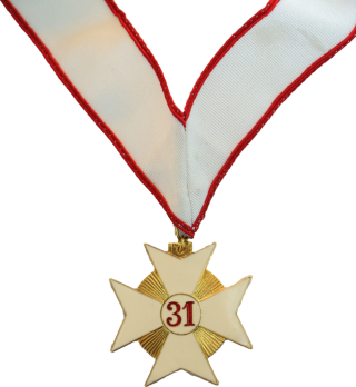 Medalha do Grau 31 do Rito Escocs Antigo e Aceito