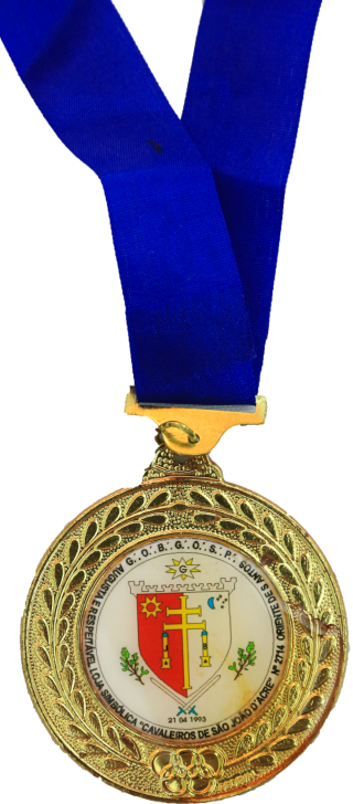 Medalha da Loja Manica "Cavaleiros de So Joo D'Acre" n 2714