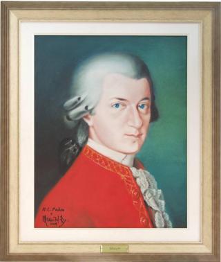 Retrato de Woffgang Amadeus Mozart